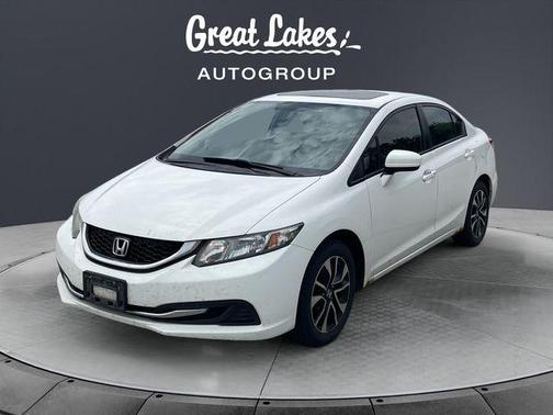 White Orchid Pearl 2014 Honda Civic EX