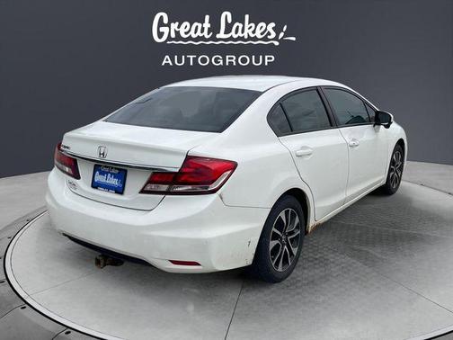 White Orchid Pearl 2014 Honda Civic EX