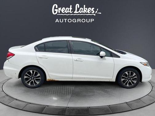 White Orchid Pearl 2014 Honda Civic EX