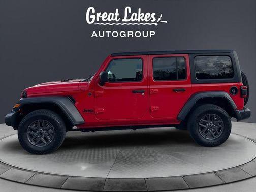 Firecracker Red Clearcoat 2024 Jeep Wrangler Sport