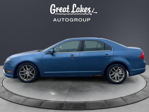 Blue 2010 Ford Fusion SEL