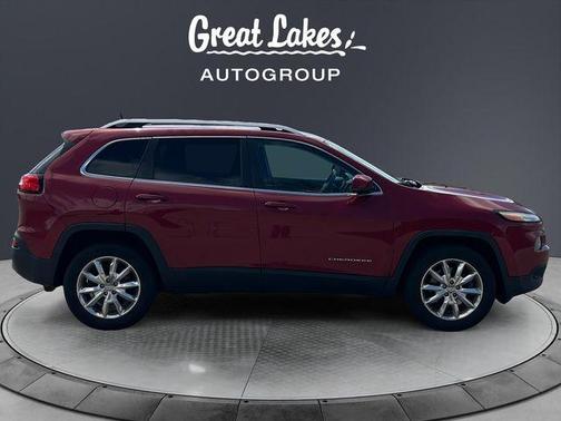 Deep Cherry Red Crystal Pearlcoat 2016 Jeep Cherokee Limited