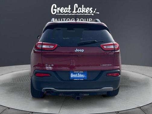 Deep Cherry Red Crystal Pearlcoat 2016 Jeep Cherokee Limited