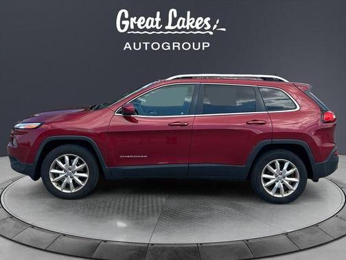 Deep Cherry Red Crystal Pearlcoat 2016 Jeep Cherokee Limited