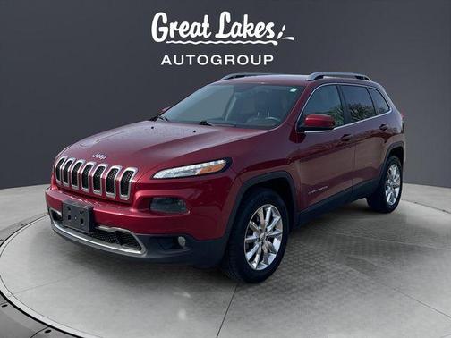 Deep Cherry Red Crystal Pearlcoat 2016 Jeep Cherokee Limited