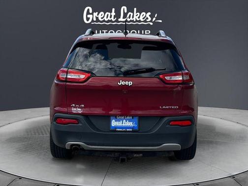 Deep Cherry Red Crystal Pearlcoat 2016 Jeep Cherokee Limited
