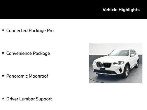 Alpine White 2023 BMW X3 sDrive30i