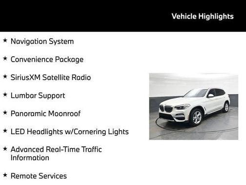 2019 BMW X3 sDrive30i