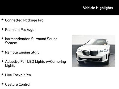 Mineral White Metallic 2024 BMW X5 xDrive40i