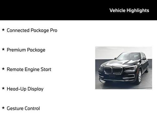 Black Sapphire Metallic 2022 BMW X5 xDrive40i