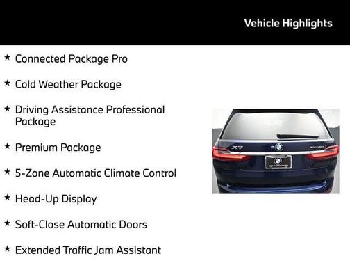 Tanzanite Blue II Metallic 2022 BMW X7 xDrive40i