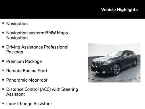 Dark Graphite Metallic 2026 BMW X3 30 xDrive