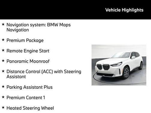 Mineral White Metallic 2026 BMW X3 30 xDrive