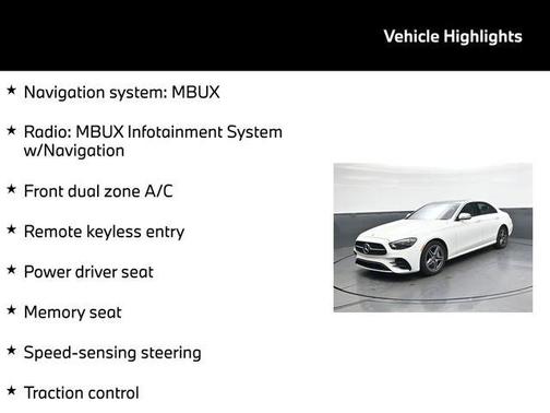 2023 Mercedes-Benz E-Class E 350 4MATIC