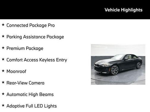 Black Sapphire Metallic 2025 BMW 230 i