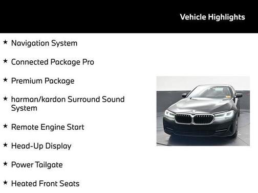 Jet Black 2023 BMW 530 i xDrive