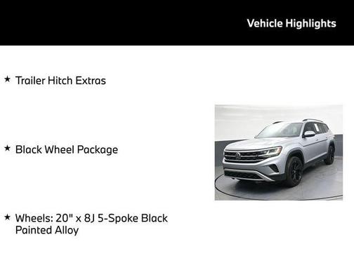 Pyrite Silver Metallic 2022 Volkswagen Atlas 3.6L SE w/Technology