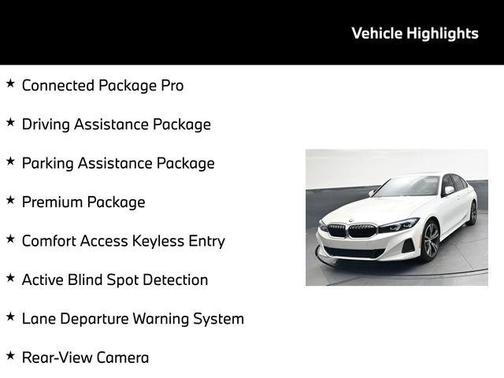 Mineral White Metallic 2023 BMW 330 i