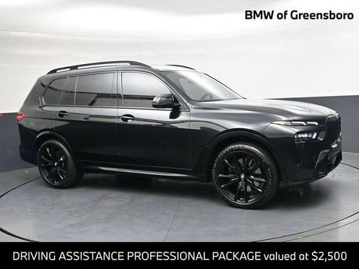 Black Sapphire Metallic 2025 BMW X7 M60i