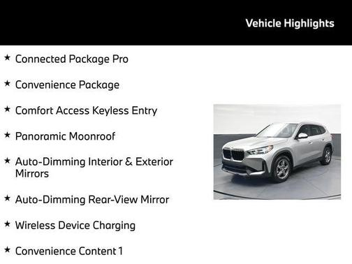 Silver Metallic 2023 BMW X1 xDrive28i