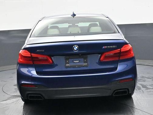 Mediterranean Blue Metallic 2020 BMW M550 i xDrive