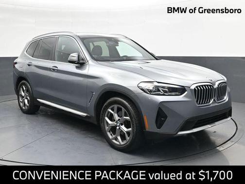 Gray Metallic 2024 BMW X3 sDrive30i