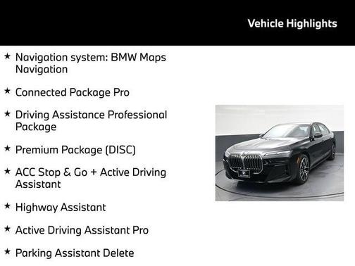 Black Sapphire Metallic 2024 BMW 760 760i xDrive