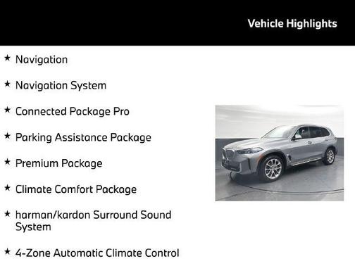 Gray Metallic 2024 BMW X5 sDrive40i