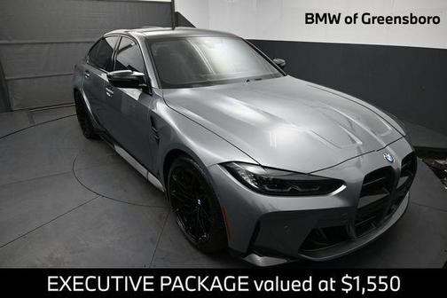 Skyscraper Gray Metallic 2023 BMW M3 Competition xDrive