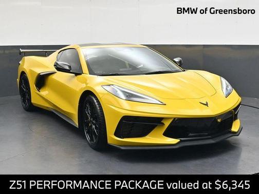 Yellow 2025 Chevrolet Corvette Stingray w/3LT