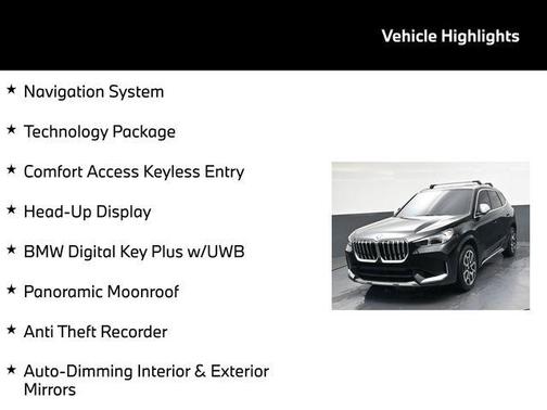 Jet Black 2024 BMW X1 xDrive28i
