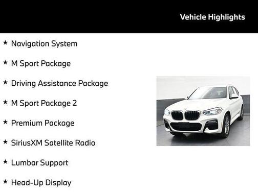 Alpine White 2019 BMW X3 xDrive30i