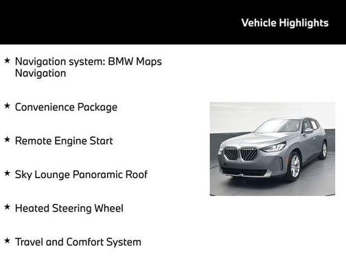Skyscraper Gray Metallic 2025 BMW X3 30 xDrive