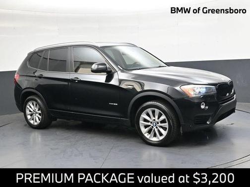 Black Sapphire Metallic 2017 BMW X3 xDrive28i