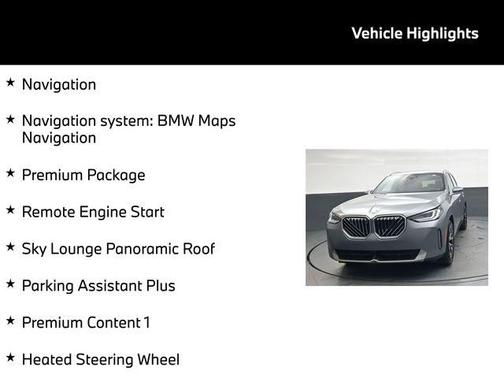 Skyscraper Gray Metallic 2025 BMW X3 30 xDrive