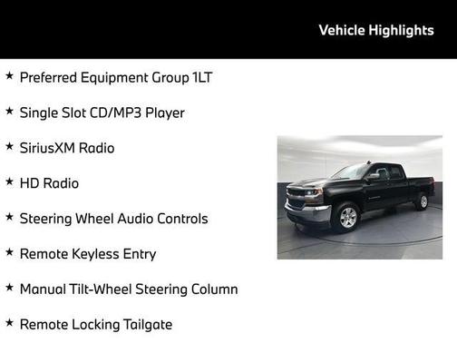 Black 2019 Chevrolet Silverado 1500 LD LT