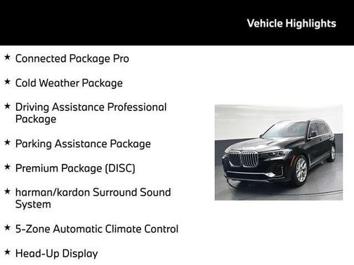 Jet Black 2021 BMW X7 xDrive40i
