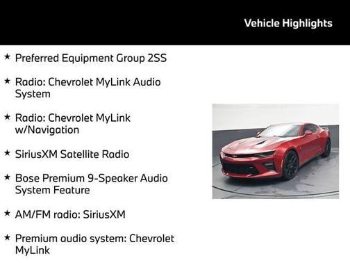 2017 Chevrolet Camaro 2SS