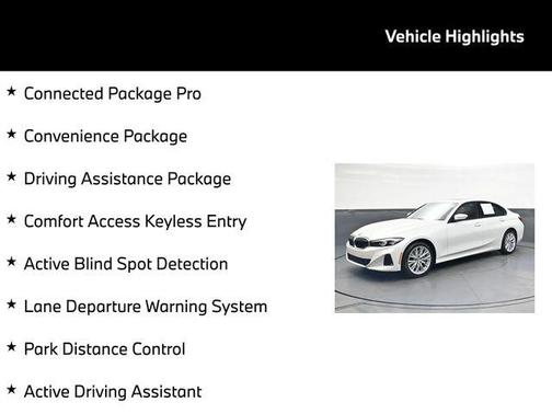 Mineral White Metallic 2023 BMW 330 i xDrive