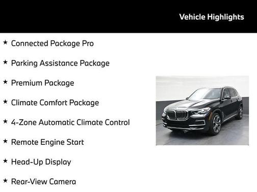 Black Sapphire Metallic 2022 BMW X5 xDrive40i