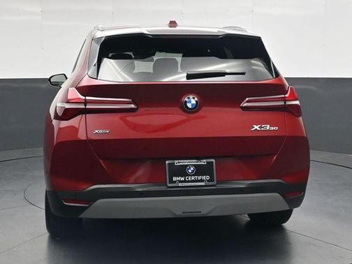 Red Metallic 2025 BMW X3 30 xDrive