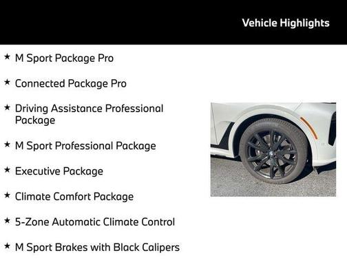 Mineral White Metallic 2025 BMW X7 M60i