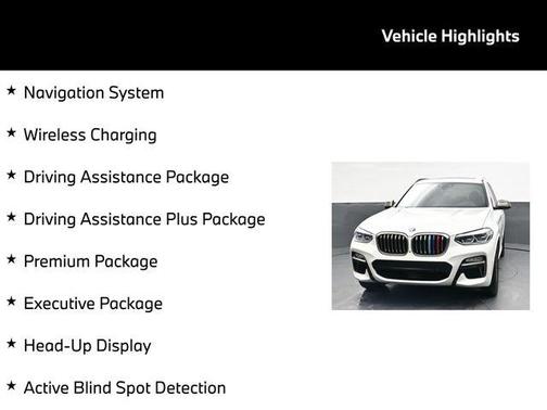 Alpine White 2019 BMW X3 M40i