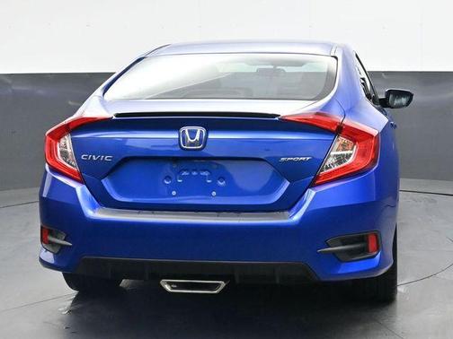 Aegean Blue Metallic 2020 Honda Civic Sport