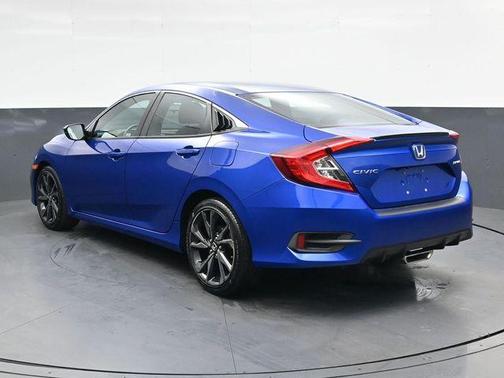 Aegean Blue Metallic 2020 Honda Civic Sport