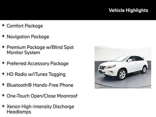 Starfire Pearl 2014 Lexus RX 350 Base