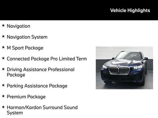 Tanzanite Blue II Metallic 2026 BMW X5 xDrive40i