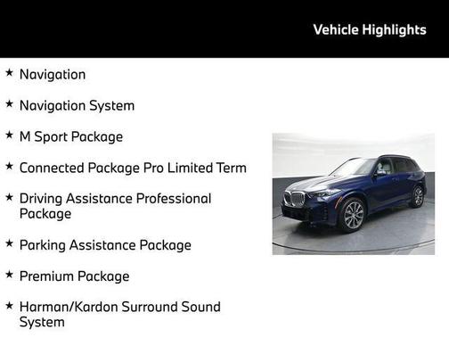 Tanzanite Blue II Metallic 2026 BMW X5 xDrive40i
