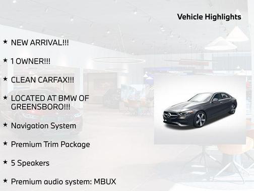 2023 Mercedes-Benz C-Class C 300 4MATIC