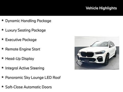 Alpine White 2020 BMW X5 M50i